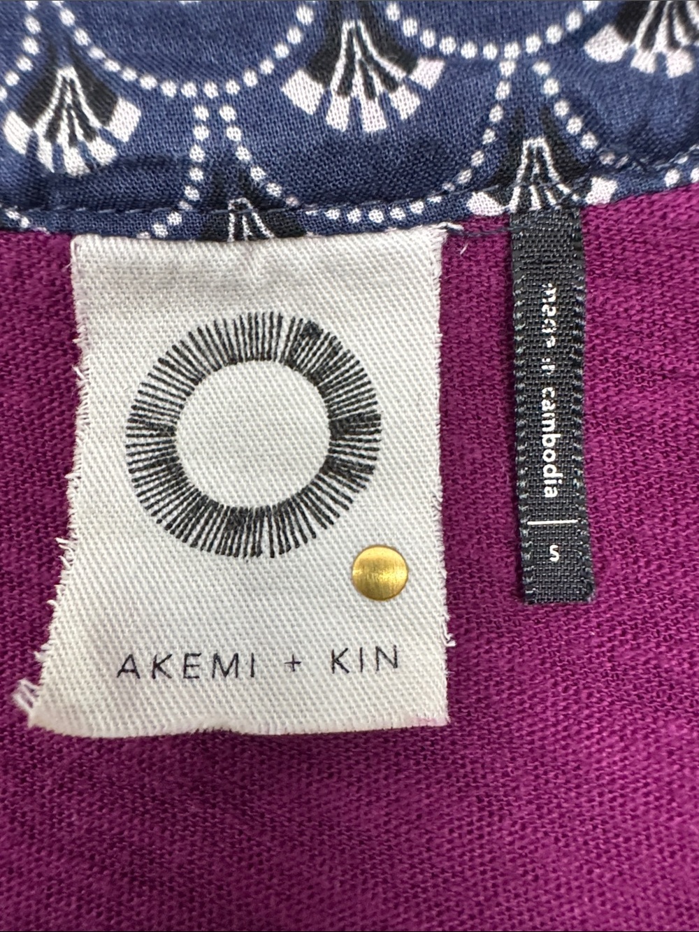 Akemi & Kin L/S Bohemian Shirt. Small - Picture 8 of 11